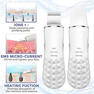 Портативный ультразвуковой Скрабер для кожи лица согревающий Heating Skin Scrubb. Львів. фото 1 Портативный ультразвуковой Скрабер для кожи лица согревающий Heating Skin Scrubb. Львів. фото 1