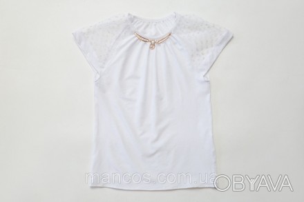 Блузка SmileTime для девочки Olivia, белая
Блузки нашего производства это всегда. . фото 1