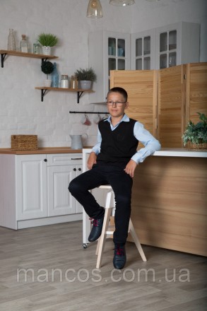 Жилет для мальчика школьный с V-образным вырезом SmileTime 152. Кривой Рог. фото 1 Жилет для мальчика школьный с V-образным вырезом SmileTime 152. Кривой Рог. фото 1