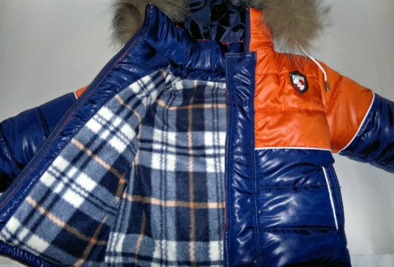 Зимний комбинезон на мальчика состоит из зимней куртки и  полукомбинезона (штани. . фото 4