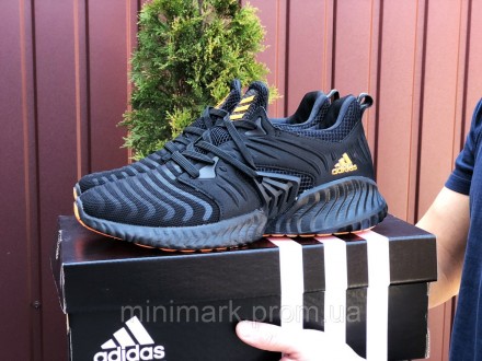 Кроссовки мужские черные с оранжевым сетка Adidas Alpha bounce Instinc 43. Киев. фото 1 Кроссовки мужские черные с оранжевым сетка Adidas Alpha bounce Instinc 43. Киев. фото 1