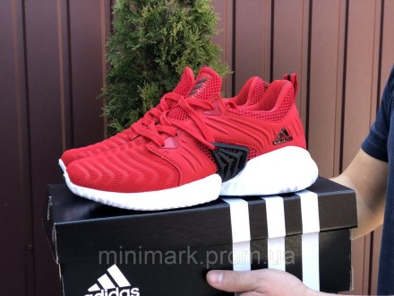 Кроссовки мужские красные сетка Adidas Alpha bounce Instinc 43. Киев. фото 1 Кроссовки мужские красные сетка Adidas Alpha bounce Instinc 43. Киев. фото 1