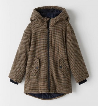 Парка Zara из смесовой шерстяной ткани. Размер 8, 10 и 12 лет. Суми. фото 1 Парка Zara из смесовой шерстяной ткани. Размер 8, 10 и 12 лет. Суми. фото 1