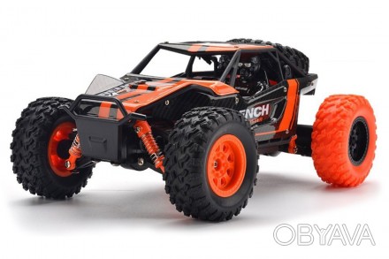 Машинка на радиоуправлении 1:24 HB Toys Багги 4WD на аккумуляторе (оранжевый)Ско. . фото 1