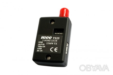 HE-TS25 - Видеопередатчик HIEE 5.8GHz TS25 22-канальный для FPV систем с небольш. . фото 1
