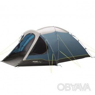  Outwell Cloud 4 - четырехместная купольная палатка с двумя противоположными вхо. . фото 1