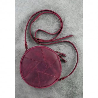
Витончена і оригінальна сумка з натуральної шкіри виноградного відтінку зі зруч. . фото 5