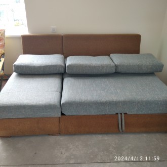 Современный  диван-уголок в хорошем состоянии не залитый  и не разболтанный, раз. . фото 4