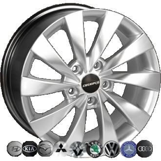 Диски литые R15 PCD5x100 на Skoda, Seat, Audi, VW, Subaru ZW BK438 HS ET35 DIA57. . фото 2