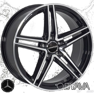 Диски литые R19 PCD5x112 на Skoda, Seat, Audi, VW, Mercedes, BMW JH A5619 BMF ET. . фото 1