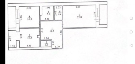 Двокімнатна квартира в ЖК Академмістечко 
 
Квартира загальною площею 85 м2 та к. Приморский. фото 5