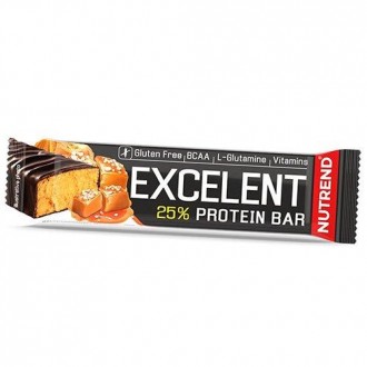 Протеиновый батончик Nutrend Excelent Protein Bar 85 грамм Соленая карамель. Киев. фото 1 Протеиновый батончик Nutrend Excelent Protein Bar 85 грамм Соленая карамель. Киев. фото 1