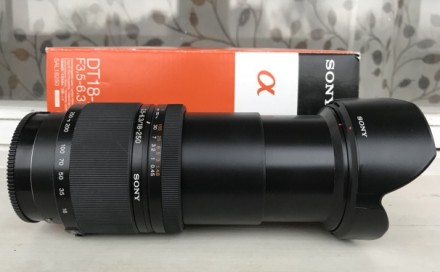 Продается объектив Sony 18-250mm f/3.5-6.3 (SAL18250) суперзум  - можно снимать . . фото 2