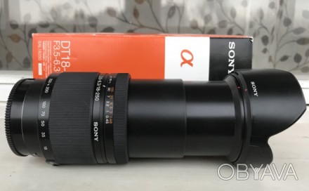 Продается объектив Sony 18-250mm f/3.5-6.3 (SAL18250) суперзум  - можно снимать . . фото 1