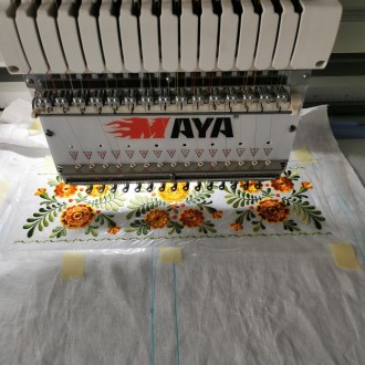 Промышленная 15-игольная вышивальная машина Maya TCLX-1501 с полем вышивки 500 *. . фото 3