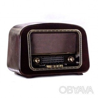 Аналоговый радиоприемник в стиле 20 го века с современными техническими характер. . фото 1