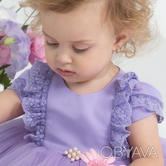Нарядное пышное платье - мечта любой маленькой принцессы! Это платьице не остави. . фото 1