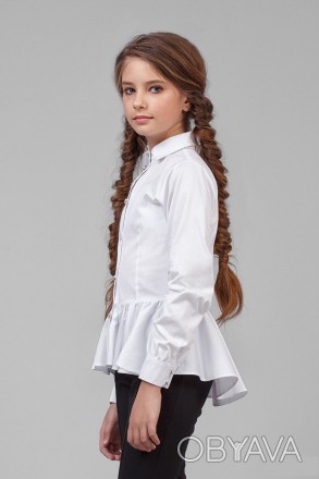 Блузочка для девочки от ТМ Зиронька. Одна из самых изящных и благородных моделей. . фото 1
