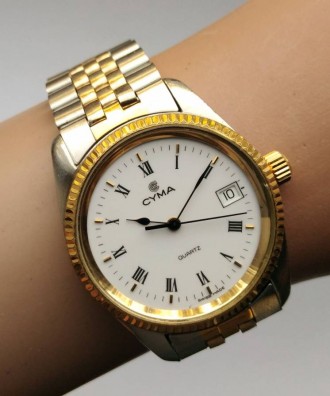 
Швейцарские часы б/у известного бренда в отличном состоянии, исправные с батаре. . фото 8