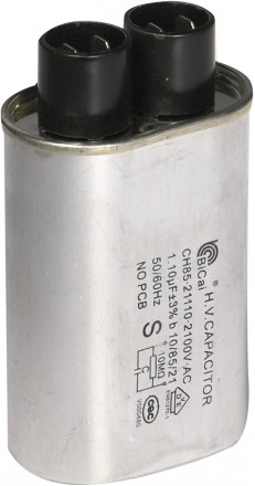 Конденсатор высоковольтный CH85-21110 для СВЧ печи LG 0CZZW1H004S.
Оригинальный . . фото 2
