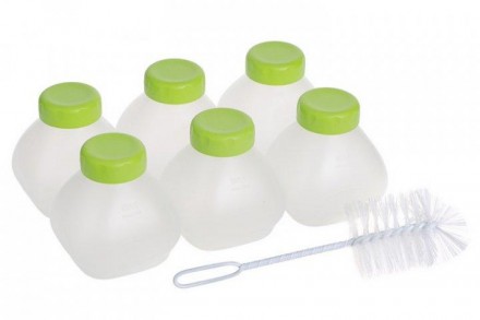 Набор бутылочек (6шт) для йогуртницы Tefal XF102032
Комплект бутылочек для приго. . фото 2