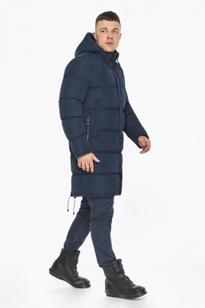 Мужская зимняя куртка с кулиской по низу изделия, чтобы фиксировать свободу движ. . фото 8