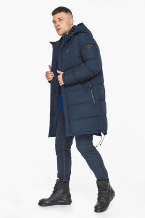Мужская зимняя куртка с кулиской по низу изделия, чтобы фиксировать свободу движ. . фото 7