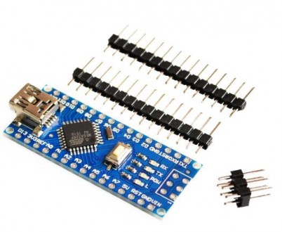 Arduino Nano с USB-интерфейсом на базе CH340:
Микроконтроллер: ATmega328P
Напр. . фото 2