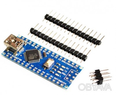 Arduino Nano с USB-интерфейсом на базе CH340:
Микроконтроллер: ATmega328P
Напр. . фото 1