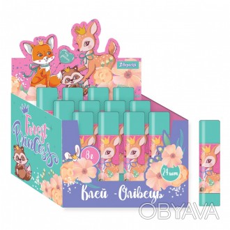 Клей-олівець 1 Вересня, 8г, PVA "Forest princesses" 24 шт. в уп. //. . фото 1 Клей-олівець 1 Вересня, 8г, PVA "Forest princesses" 24 шт. в уп. // Работаем с 2. . фото 1