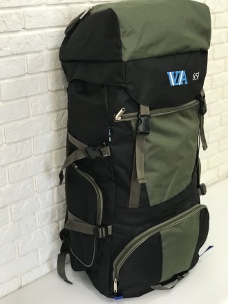 Рюкзак туристический VA T-04-8 85л; оливаОтправляясь в поход; важно иметь за пле. . фото 3