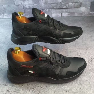 Кожаные мужские кроссовки Puma. Киев. фото 1 Кожаные мужские кроссовки Puma. Киев. фото 1