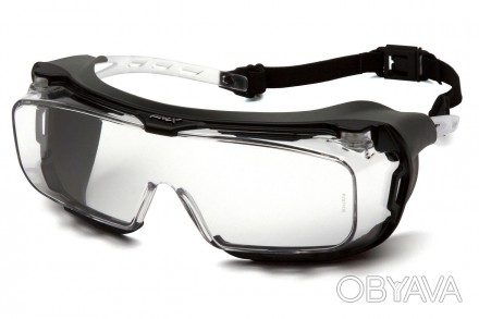 Защитные очки Cappture-Plus от Pyramex (США) цвет линз прозрачный; материал линз. . фото 1