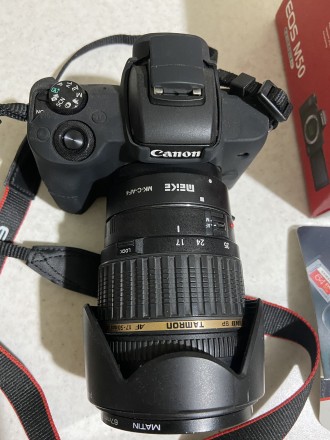 Продам Canon m50 беззеркалку, в комплект входит крутой объектив tamron 17-50 + п. . фото 4