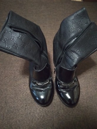 Продам женские кожаные ботинки, 40р.в отличном состоянии, обуты были пару раз. . фото 3