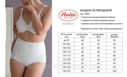 Післяпологовий бандаж після кесаревого Бандаж Anita 1885 Німеччина ReBelt Panty . . фото 6