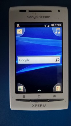 Sony Ericsson E15i (смотрите фото) б/ушный сенсорный телефон белого цвета в хоро. . фото 10