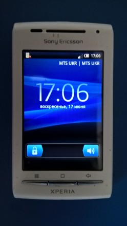 Sony Ericsson E15i (смотрите фото) б/ушный сенсорный телефон белого цвета в хоро. . фото 6