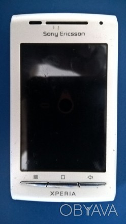 Sony Ericsson E15i (смотрите фото) б/ушный сенсорный телефон белого цвета в хоро. . фото 1