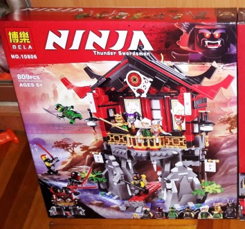 Конструктор Bela 10806 Ninja ниньзя Ninjago ниньзяго Храм Воскресения 809 детале. Харків. фото 1 Конструктор Bela 10806 Ninja ниньзя Ninjago ниньзяго Храм Воскресения 809 детале. Харків. фото 1