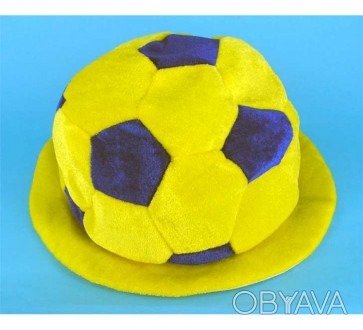 Шляпа для футбольных болельщиков. Материал текстиль.. . фото 1