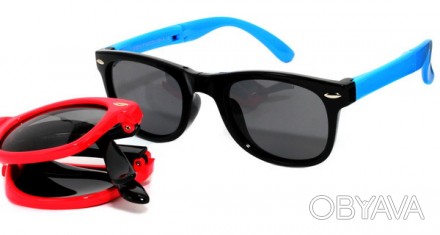 Стильные и модные очки для ребенка с антибликовыми линзами и пластиковой оправой. . фото 1