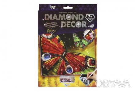 Набір Алмазна картина Diamond Decor 10 Метелики Danko Toys DD-01-10
 
Проста у в. . фото 1