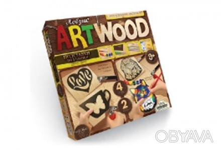 Набір для випилювання лобзиком "Art Wood" Підставки 10 Danko Toys LBZ-01-10
 
Ст. . фото 1