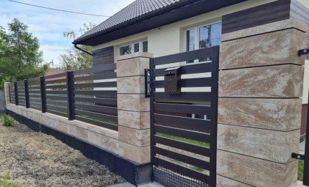 Компанія Наша Хата ворота та паркани -  пропонує стильні сучасні блоки PREMIUM C. . фото 8