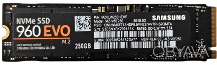 
Твердотельный накопитель SSD 250GB 3D V-NAND TLC M.2 2280 PCIe 3.0 x4 NVMe Sams. . фото 1