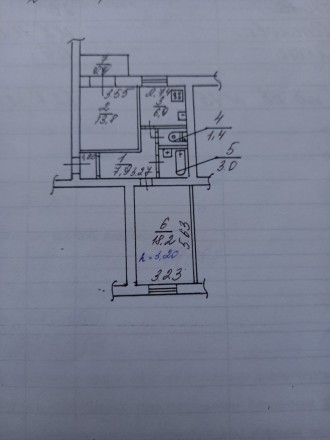 Продам 2х комнатную сталинку по цене ниже однокомнатной. Днепр. фото 1 Продам 2х комнатную сталинку по цене ниже однокомнатной. Днепр. фото 1