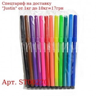 Фломастери PVC 12цв ST00270 (240наб). Харків. фото 1 Фломастери PVC 12цв ST00270 (240наб). Харків. фото 1