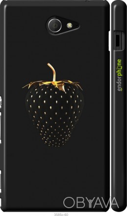 Чехол "Черная клубника" для Sony Xperia M2 dual D2302Представляем Вашему внимани. . фото 1