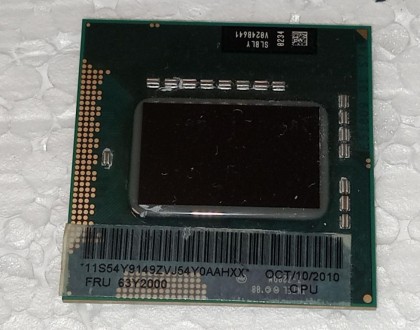 Процесор з ноутбука Lenovo ThinkPad W701 Intel Core i7-720QM 6M Cache, 1.60 GHz . . фото 2